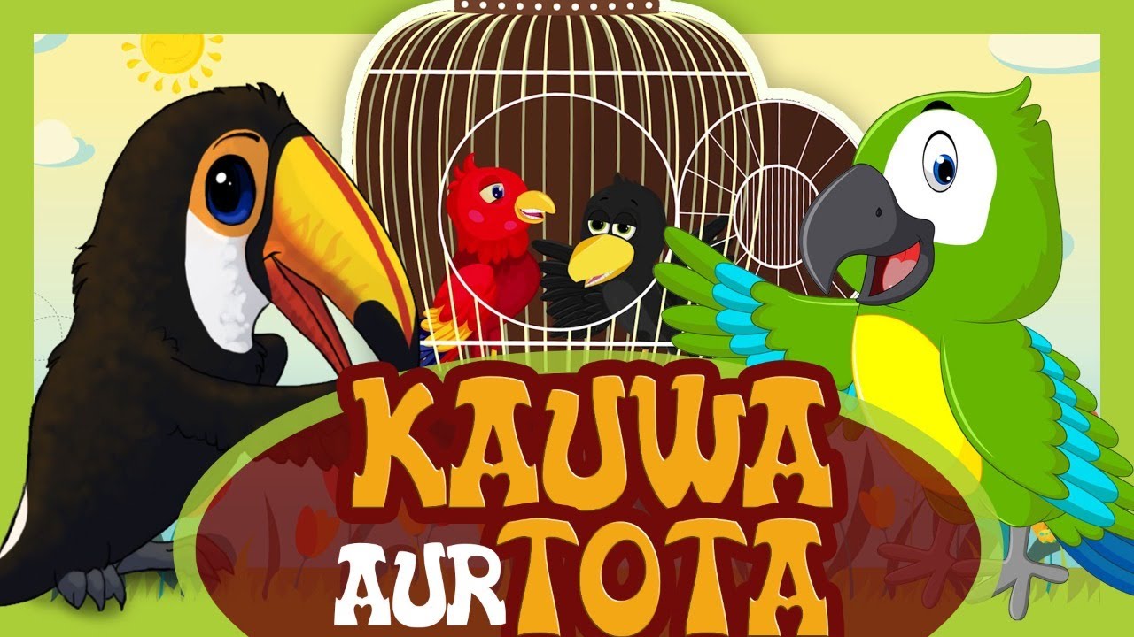 Kauwa Aur Tota Ki Kahani | Crow and Parrot 3D Animated